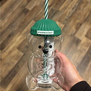 Starbucks Bearista Glass Bear Cup Limited Edition